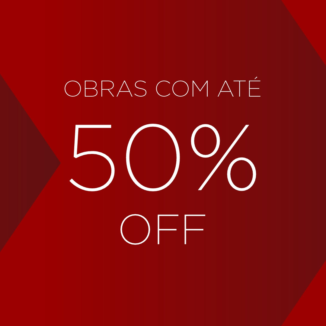 Obras com até 50% de desconto