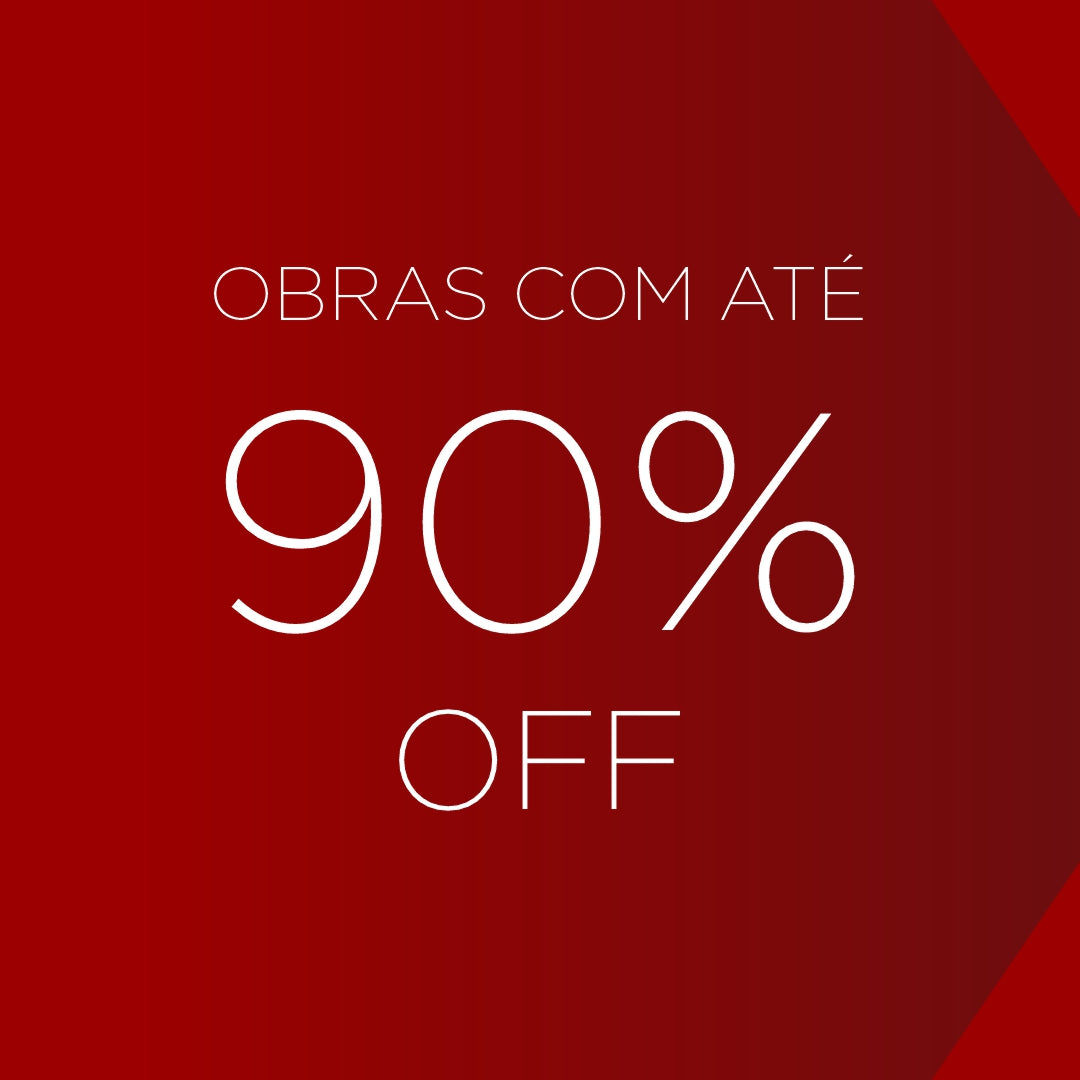 Obras com até 90% de desconto