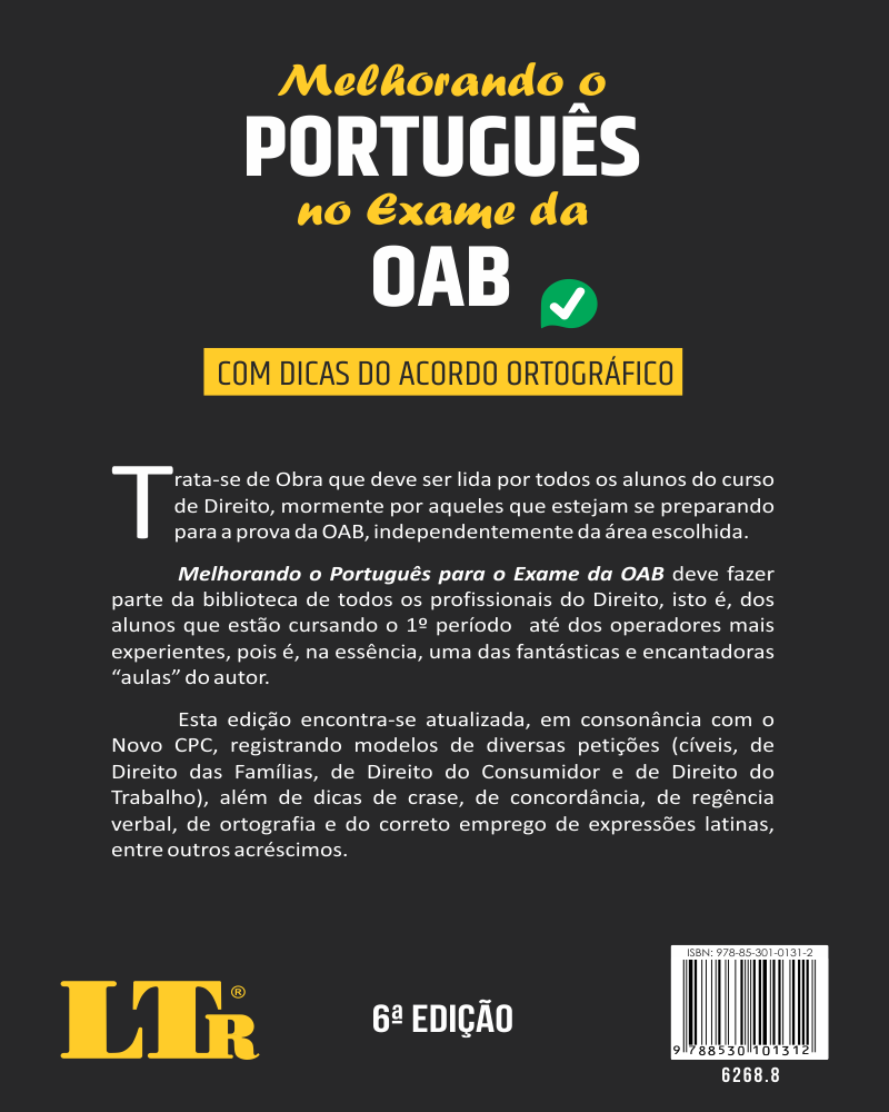 Melhorando o Português no Exame da OAB: Com dicas de acordo ortográfico