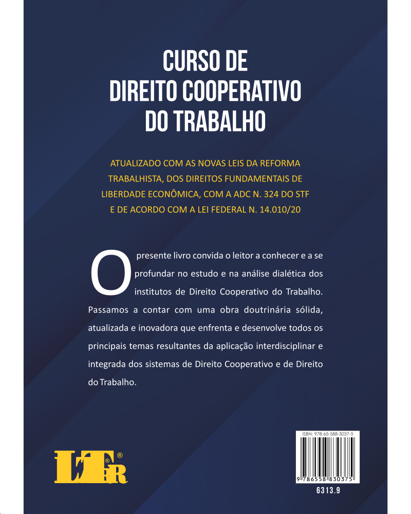 Curso de Direito Cooperativo do Trabalho