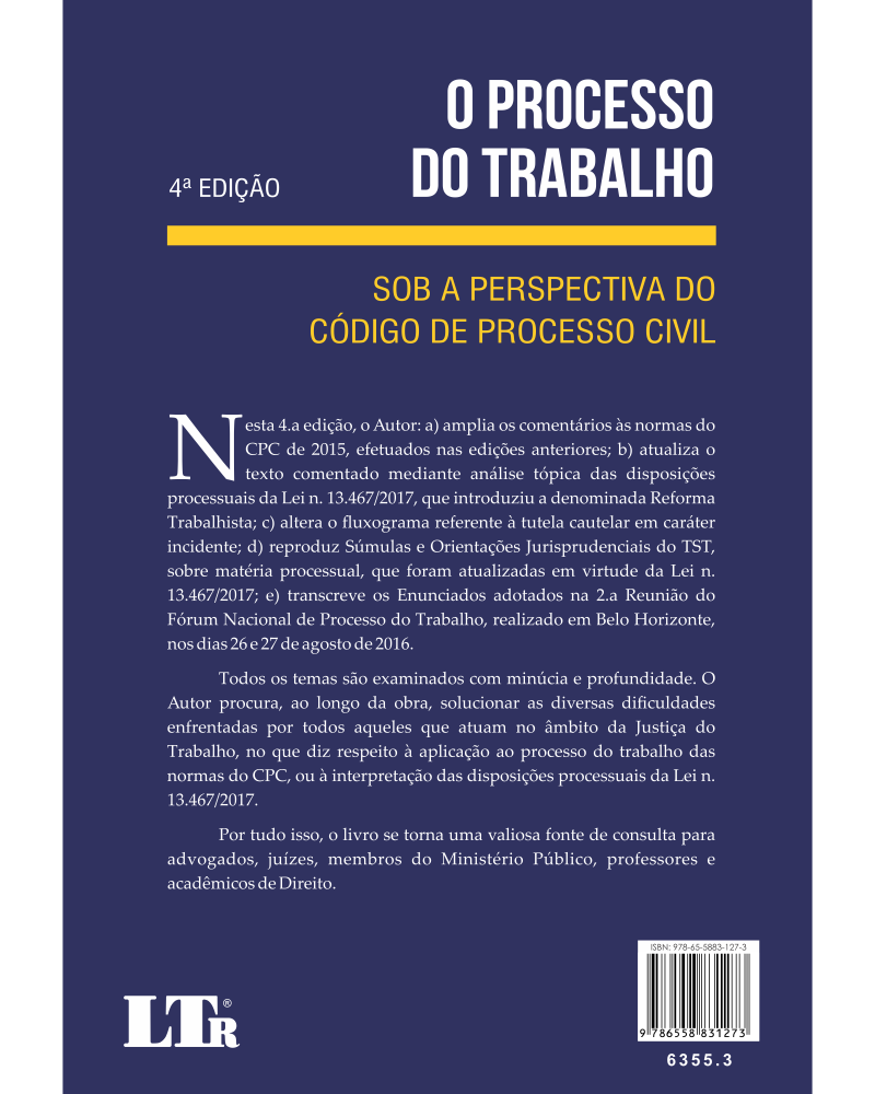 O Processo do Trabalho sob a Perspectiva do Código de Processo Civil