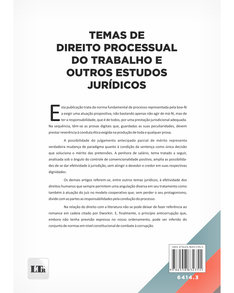 Temas de Direito Processual do Trabalho e outros estudos jurídicos