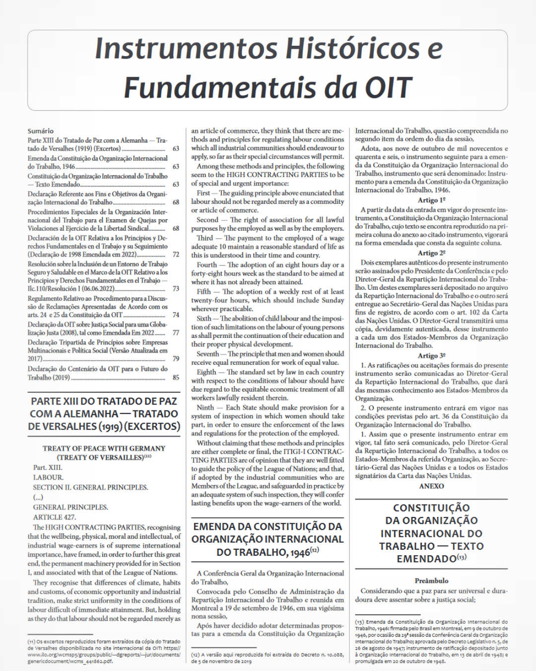 Convenções da OIT