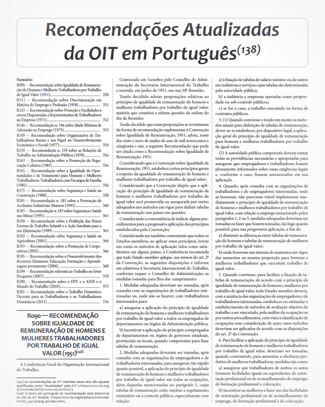 Convenções da OIT