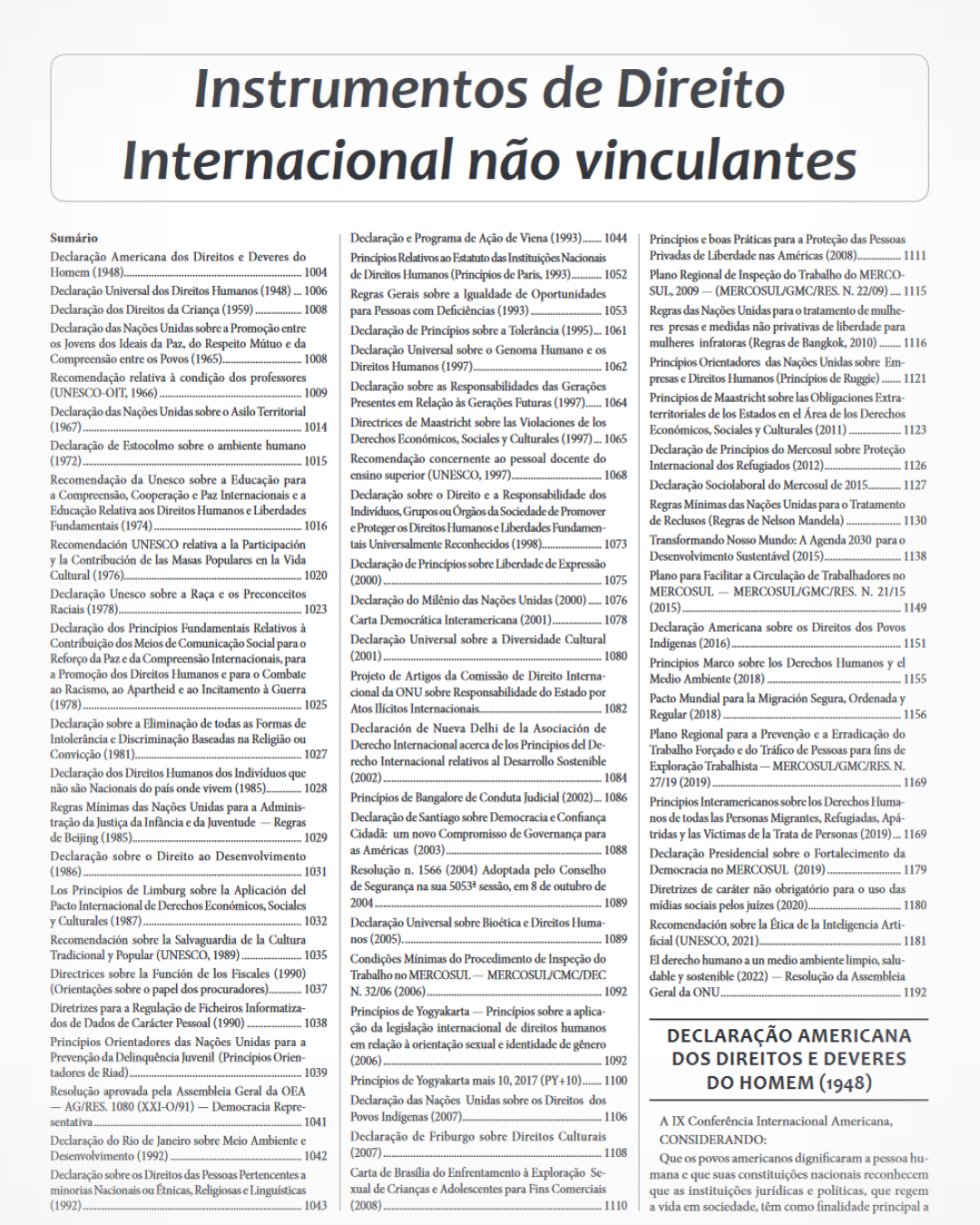 Convenções da OIT e outros instrumentos de direito Internacional – LTr  Editora