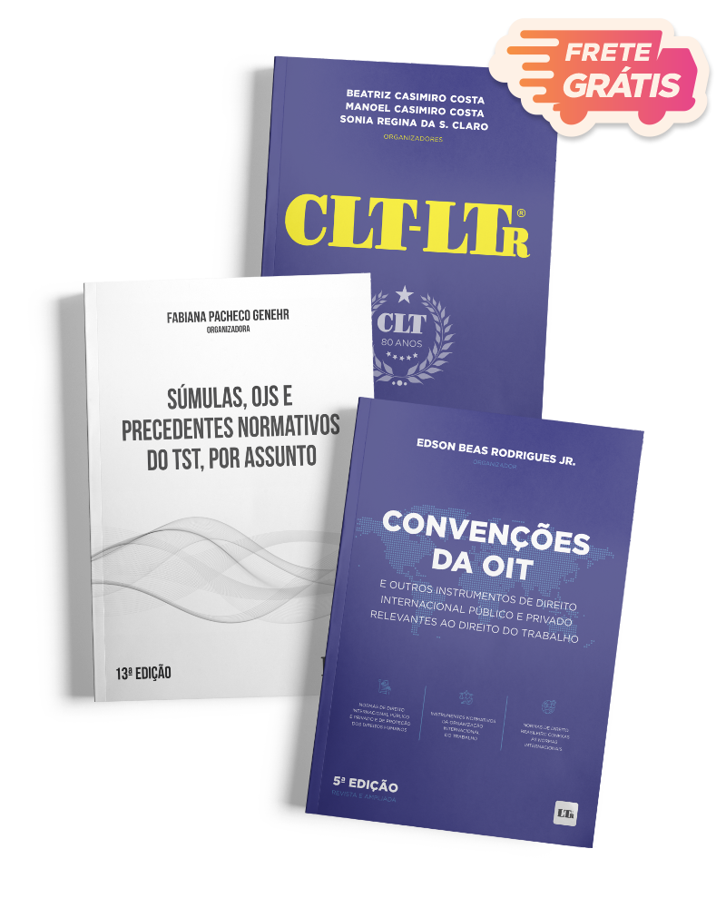 CLT-LTr + Convenções da OIT + Súmulas, Ojs e Precedentes Normativos | 3 livros