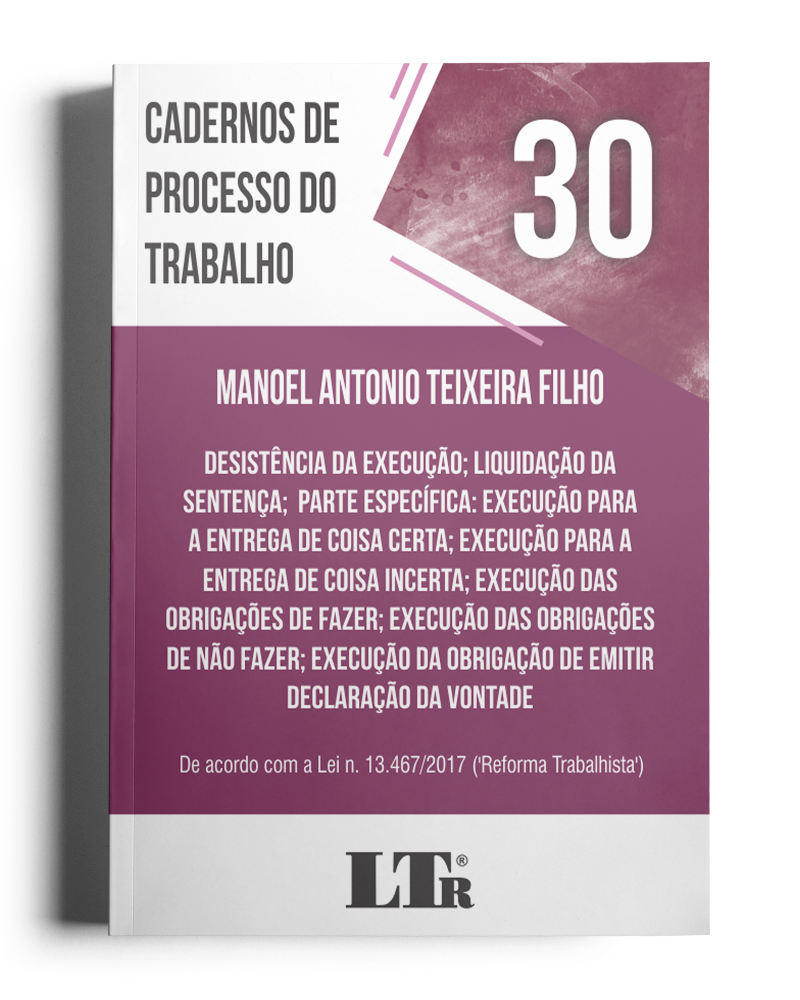 Cadernos de Processo do Trabalho N. 30