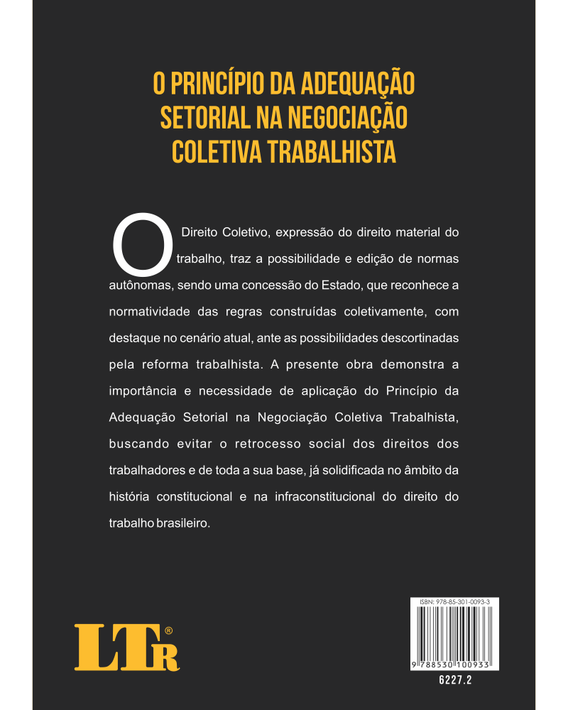 O Princípio da Adequação Setorial na Negociação Coletiva Trabalhista