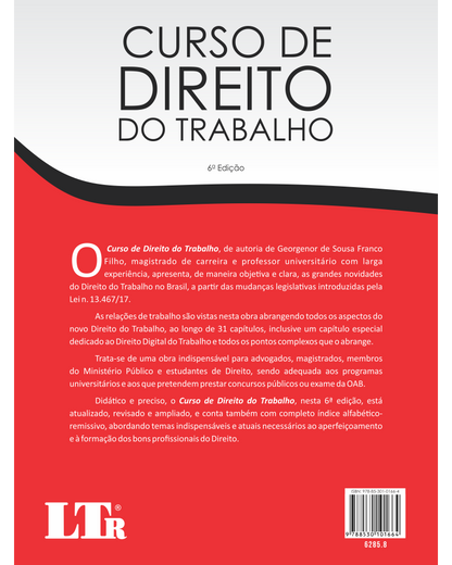 Curso de Direito do Trabalho - Atualizado, ampliado e revisado com índice Alfabético-Remissivo