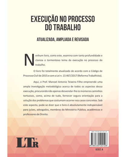 Execução no Processo do Trabalho: Atualizada, Ampliada e Revisada