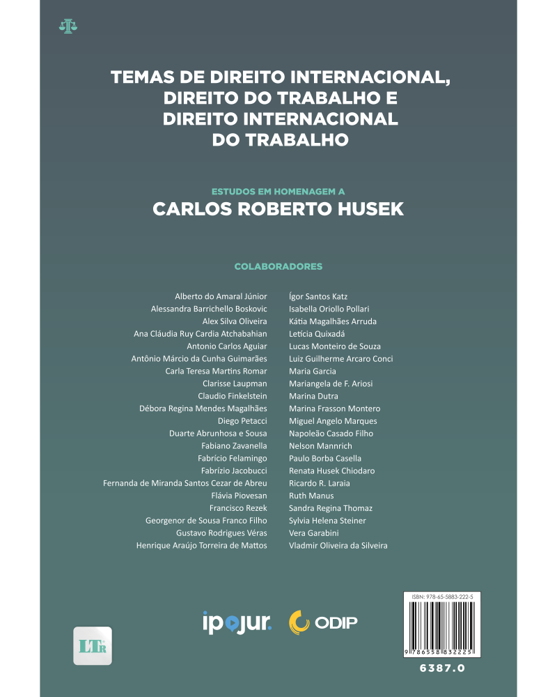 Temas de Direito Internacional, Direito do Trabalho e Direito Internacional do Trabalho