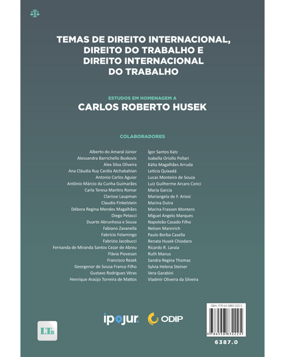 Temas de Direito Internacional, Direito do Trabalho e Direito Internacional do Trabalho