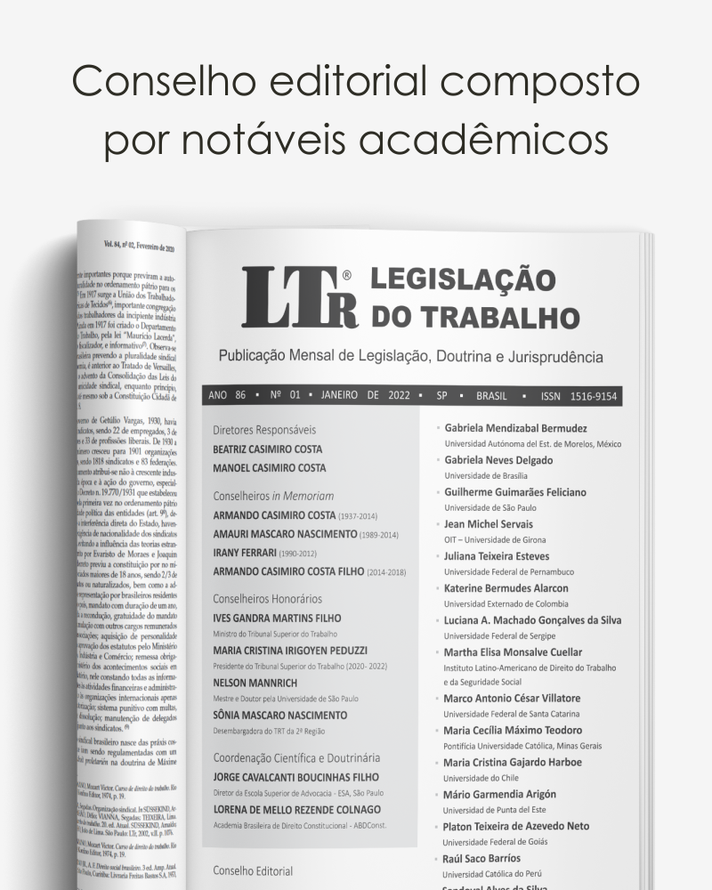 Revista LTr | Assinatura Impressa